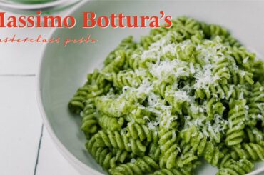 Massimo Bottura's Masterclass Pesto | Easy Pesto Recipe Without Pine Nuts!