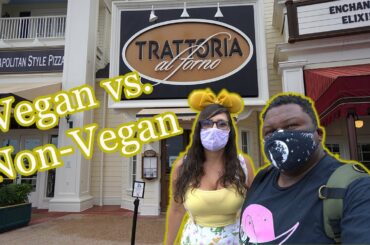 Trattoria al Forno Dinner | Vegan & non-vegan food review | Disney's Boardwalk Resort Re-opened