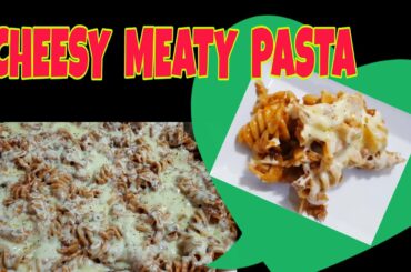 CHEESY MEATY PASTA FOR LUNCH | QUICK & EASY RECIPES | ITALIAN DISHES