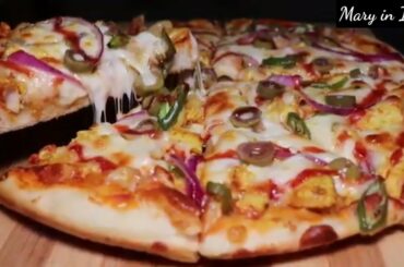 Italian chicken pizza recipe || Mary in Italy
