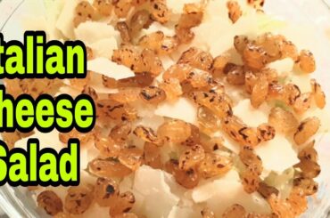 Italian Cheese Salad // Healthy Italian Salad Recipe//Salad // parts of my life