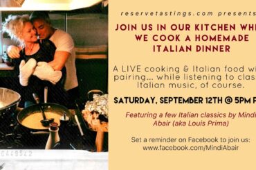 Join Us In Our Kitchen For A Family-Style Italian Dinner!