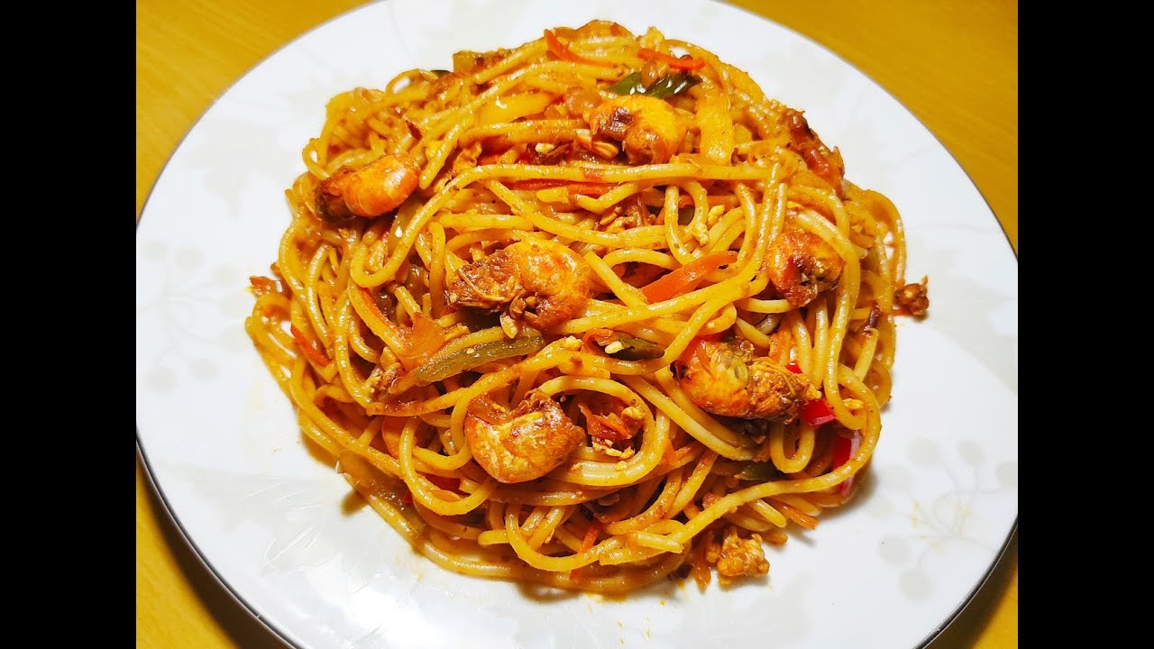 Italian shrimp vegetables spaghetti recipe । COOKING SHOW & TRAVEL Italian shrimp vegetables spaghetti recipe । COOKING SHOW & TRAVEL