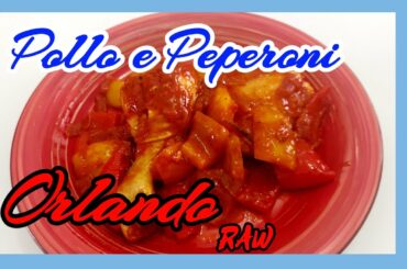 HOW TO MAKE ROMAN POLLO E PEPERONI |  CHICKEN & CAPSICUM ITALIAN RECIPE
