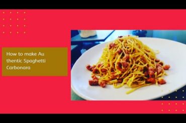 #Cabonara#italian#food#best#carbonara How to make authentic spaghetti Carbonara/ Italian recipe