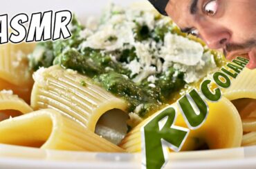 ABBIAMO PESTATO LA RUCOLA (FINITO MALE) | ITALIAN FOOD ASMR | VIDEO ASMR CIBO | MUKBANG ASMR ITALIAN