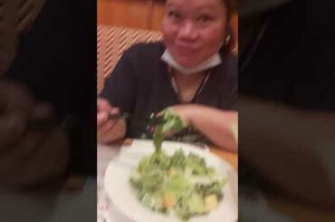 dinner at carinos  Italian resto with  employer.