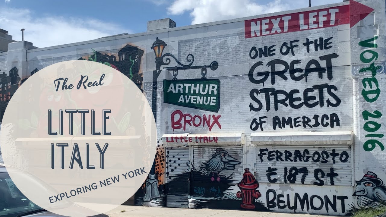 Little Italy, Arthur Avenue, Bronx. The real Italian Town in NYC 4K-60 Little Italy, Arthur Avenue, Bronx. The real Italian Town in NYC 4K-60