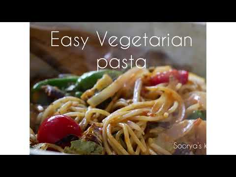 Easy vegetarian pasta #pasta #vegetarian Easy vegetarian pasta #pasta #vegetarian
