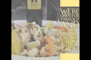 We’re Open for takeout and outdoor dining!