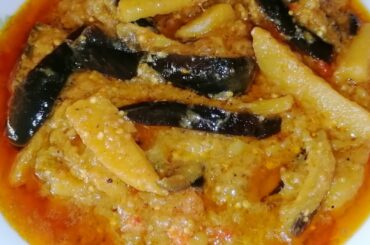 Aloo Baingan recipe by Chef Rida in Italy