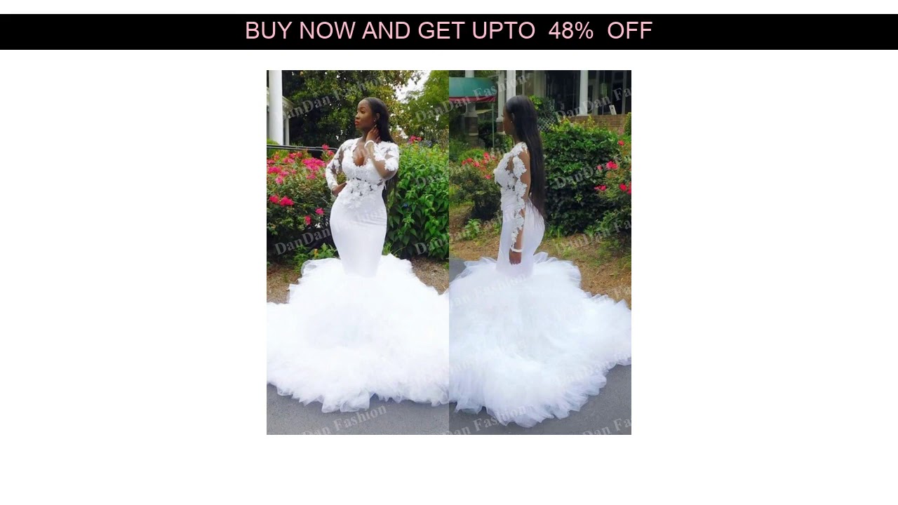 ✪ African Mermaid Wedding Dress 2021 Deep V Neck High Quality Lace Appliques Garden Bridal Gown Plu ✪ African Mermaid Wedding Dress 2021 Deep V Neck High Quality Lace Appliques Garden Bridal Gown Plu