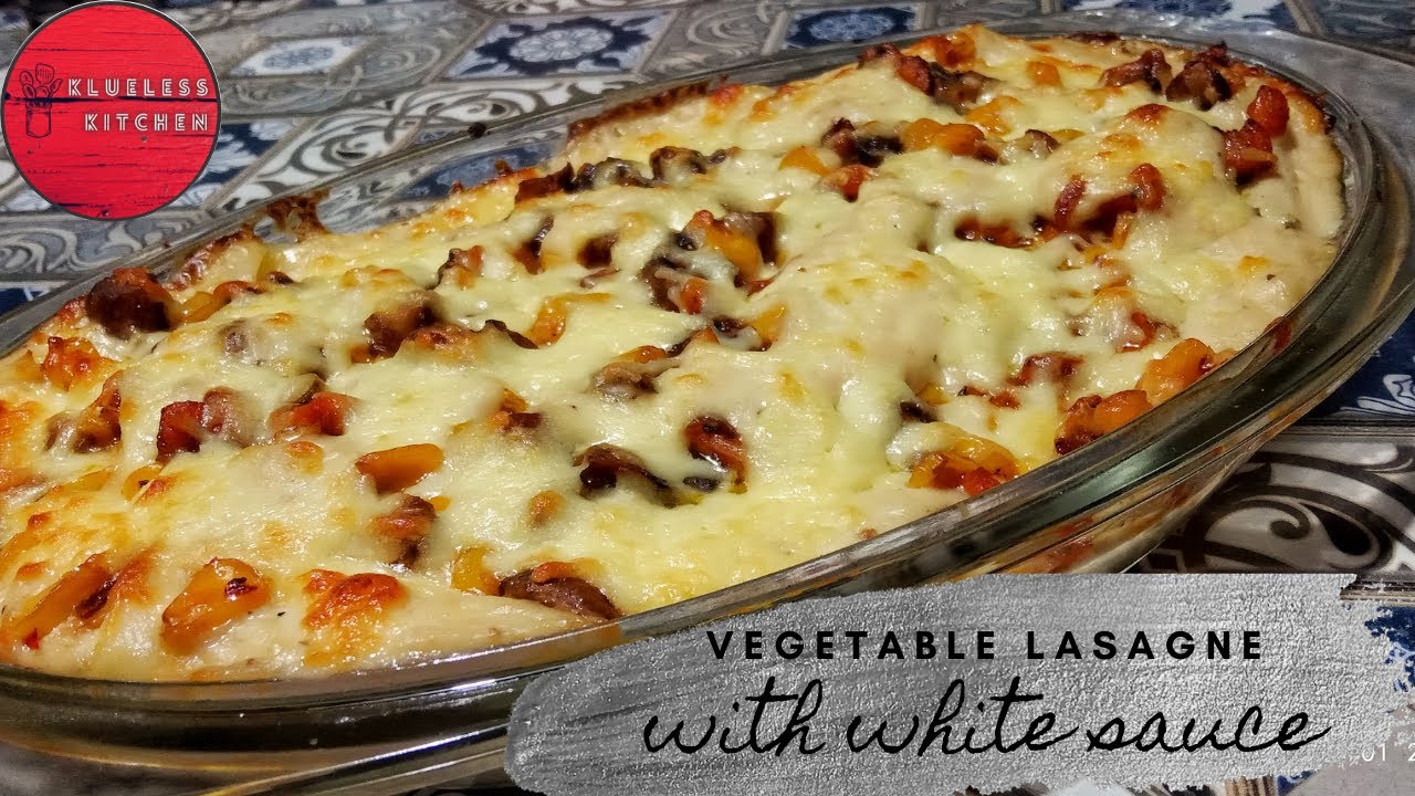 Vegetable Lasagna with White Sauce | Easy recipe | 100% Vegetarian | Klueless Kitchen Vegetable Lasagna with White Sauce | Easy recipe | 100% Vegetarian | Klueless Kitchen