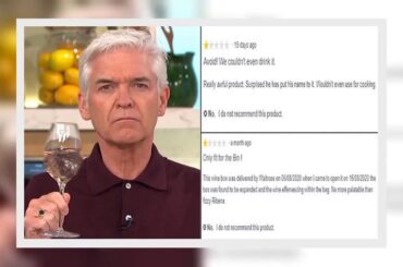 Phillip Schofield's new Waitrose wine is 'only fit for the bin', say reviews