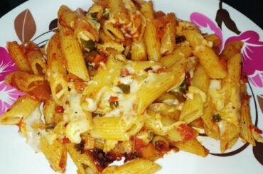 indian italian cheesy pasta. pasta recipe.vegetable pasta recipe.Traditional meals