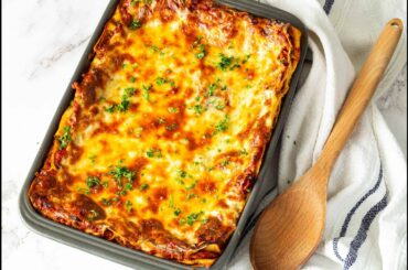 She cooked the perfect Italian dish -Beef Mince Lasagna Recipe