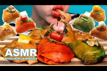 ASMR SFOGLIATELLE RUSTICHE - Italian food - lobster tail - EATING SOUNDS + ITALIAN WHISPERING - 쇼먹는