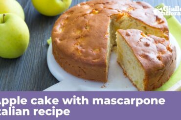 APPLE CAKE WITH MASCARPONE - Italian recipe