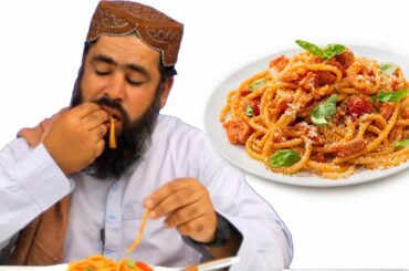 Tribal People Try Italian Pasta For The First Time