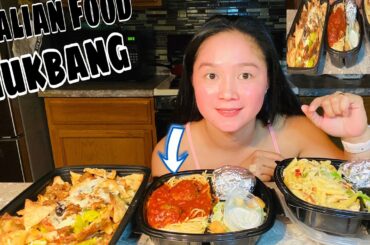 Spaghetti Meatballs Mukbang |Italian Food