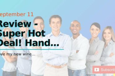 Review - Super Hot Deal! Hand Blown Italian Style Crystal Bordeaux Wine Glasses - Great Gift Pa...