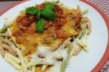 Italian Fusilli pugliesi pasta recipe. 🍝🍅