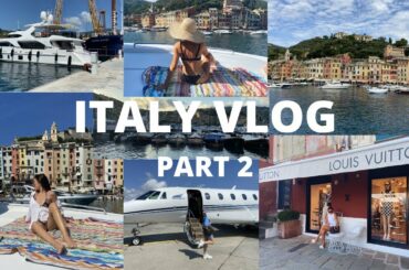 ITALY HOLIDAY VLOG PART 2 | YACHT, WATER SPORTS, FOOD, COCKTAILS | ELLA SMYTH