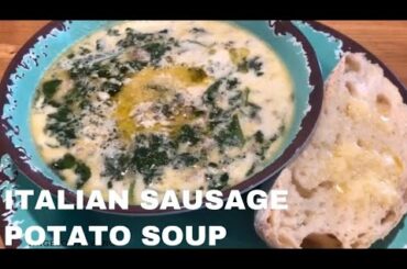 How to make ITALIAN SAUSAGE POTATO SOUP / Recipe