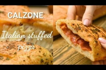 Italian Stuffed Pizza (Calzone) / very simple recipe by Cook With Asma