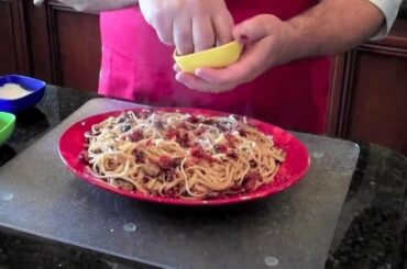 Vito's Italian Cucina; Italian Recipe Melanzane & Pasta