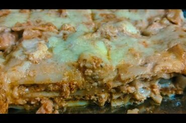 Easy Classic  Lasagne Recipe || Homemade best Lasagne ||Traditional Chicken lasagna!