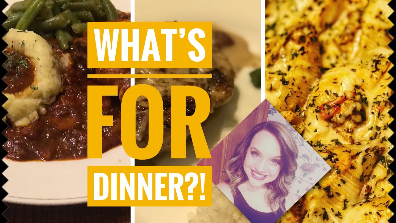 WHAT'S FOR DINNER?! | 3 Delicious Dinner Ideas | Weeknight Recipes WHAT'S FOR DINNER?! | 3 Delicious Dinner Ideas | Weeknight Recipes