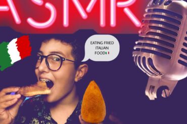 ASMR EATING FRIED ITALIAN FOOD🇮🇹😋(Pitoni e Arancini/e)*NO TALKING*(CRUNCHY SOUNDS)/ITA/Marco_ASMR