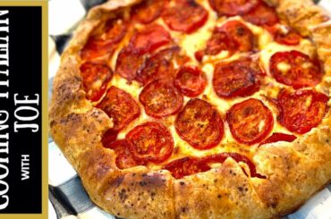 Tomato and Cheese Pie Galette Cooking Italian with Joe