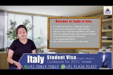 Italy   Student Visa Guidance for 2021 Intake - Admission and Visa requirements