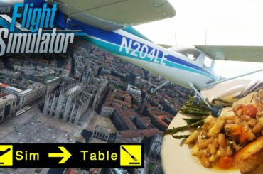 Anniversary Special! Sim-to-Table: Northern Italy on Microsoft Flight Simulator 2020