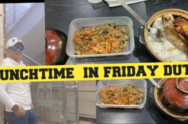 Lunch in my Friday duty#lunchtime#norbanz