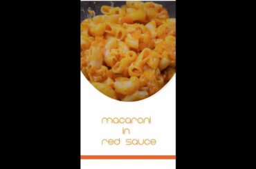 Cheese Pasta in Red Sauce~ Macaroni~ Homemade~ Quick & Easy Italian Food at Home~ Restaurant Style