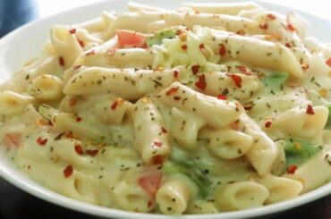WHITE SAUCE PASTA || ITALIAN STYLE || EASY DELICIOUS RECIPE