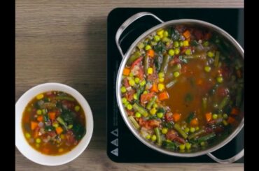 Italian Vegetable Lentil Soup - Simply cook with Americana