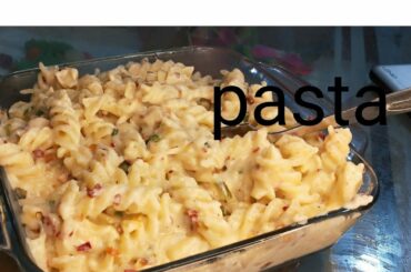 White souce in pasta// Italian food😋//home made