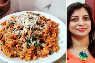 Red Sauce Pasta / Italian Cuisine/Pasta in Arrabbiata Sauce / Ritu's Culinary Arts