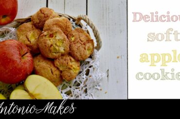 Soft apple cinnamon cookies | Delicious Italian biscotti alle mele| easy recipe tasty cookies autumn