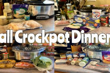 What’s for Dinner| Easy & Budget Friendly Crockpot Recipes| Perfect for Fall 🍁