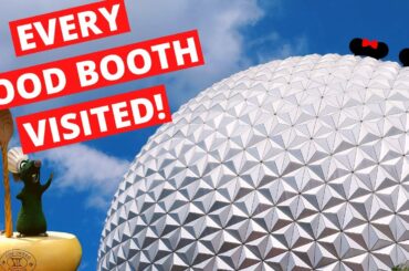2020 FULL TOUR DISNEY Food and Wine Festival, Taste of Epcot with every food booth and menu review