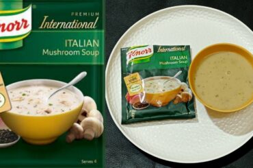 Knoor Italian Mushroom soup Recipe | Knorr Soup Recipes in Tamil Suja's Samayal | Knorr Soup Review