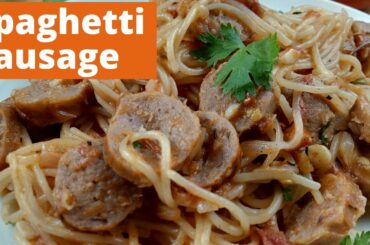 Sausage Pasta Recipe | Spaghetti With Sausages | Infoods | Ep 017
