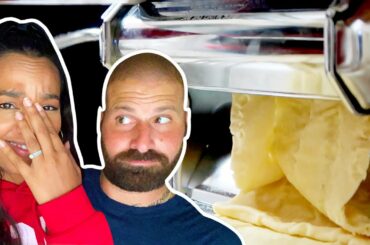 I Tried To Make Pasta (For The First Time!) For My Italian Husband