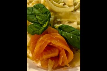 Italian Homemade Pasta With Salmon, healthy recipes, salmon pasta