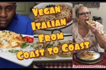 MAKE THE BEST CHEESEY  ITALIAN LASAGNA RECIPE FROM COAST TO COAST | VEGAS VEGAN  COLLABO | MUKBANG